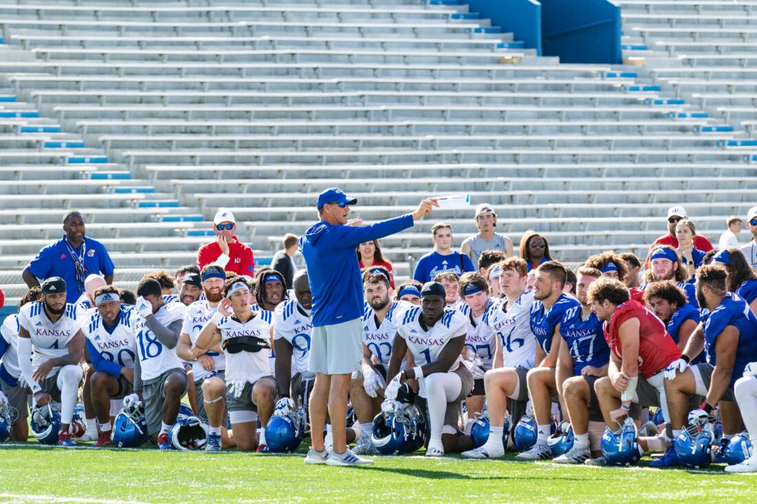 Kansas wraps up training camp with open practice; focus shifts to Week